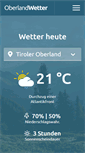 Mobile Screenshot of oberlandwetter.at
